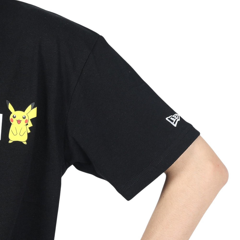 ニューエラ（NEW ERA）（メンズ、レディース）半袖 コットン Tシャツ ポケモン ピカチュウ イーブイフレンズ レギュラーフィット 14124672