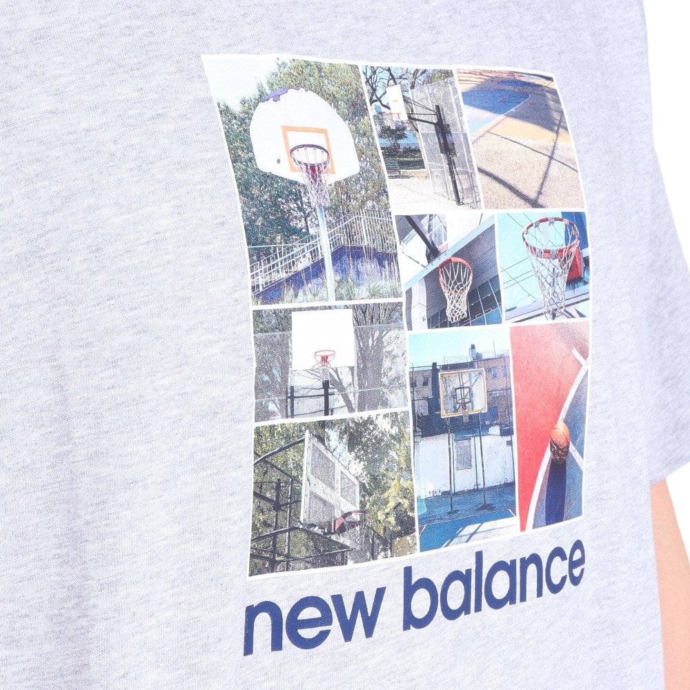 ニューバランス（new balance）（メンズ）Hoops Graphic ショートスリーブTシャツ MT41598AGT