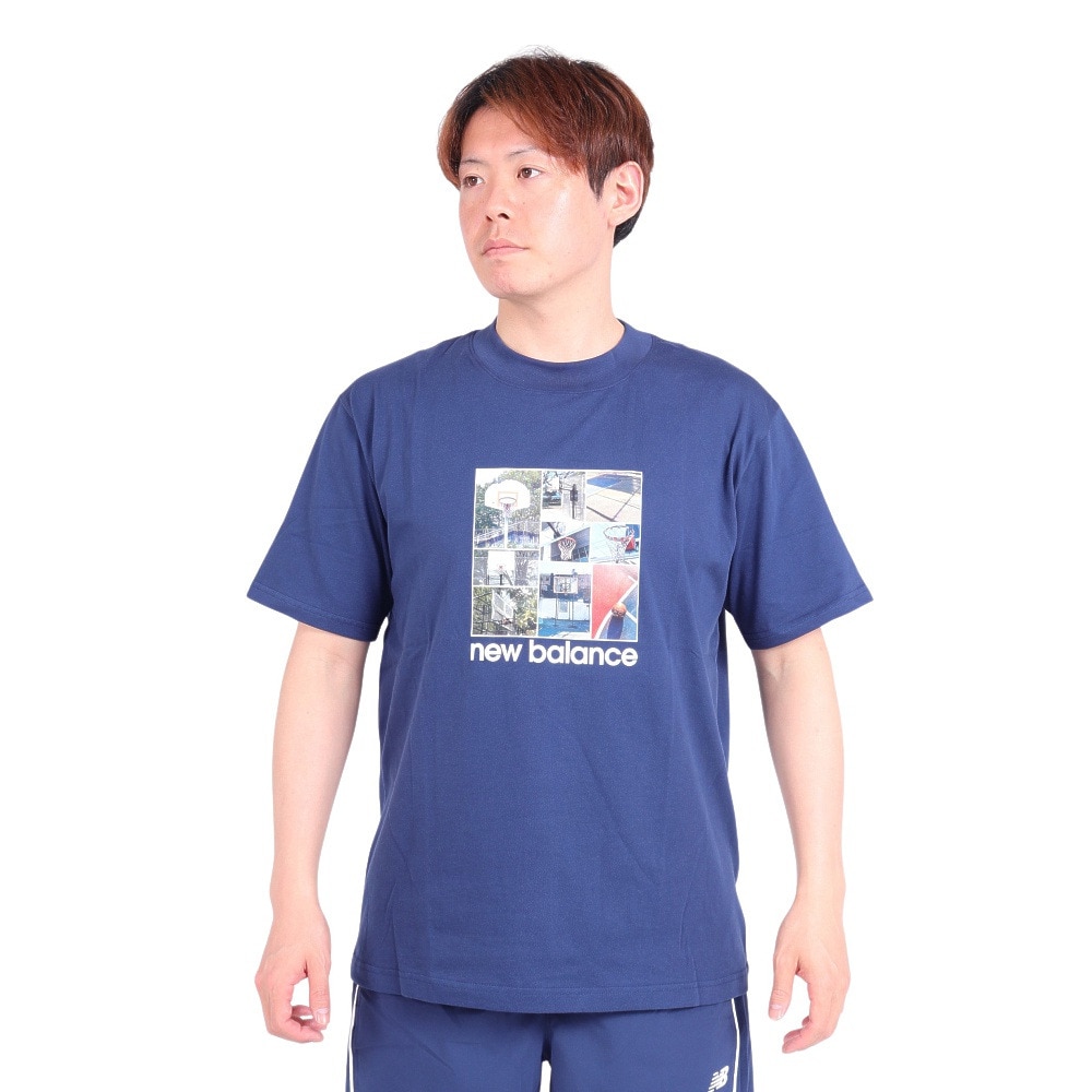 ニューバランス（new balance）（メンズ）Hoops Graphic ショートスリーブTシャツ MT41598NNY