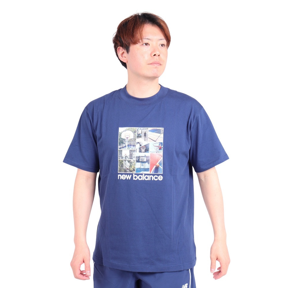 ニューバランス（new balance）（メンズ）Hoops Graphic ショートスリーブTシャツ MT41598NNY