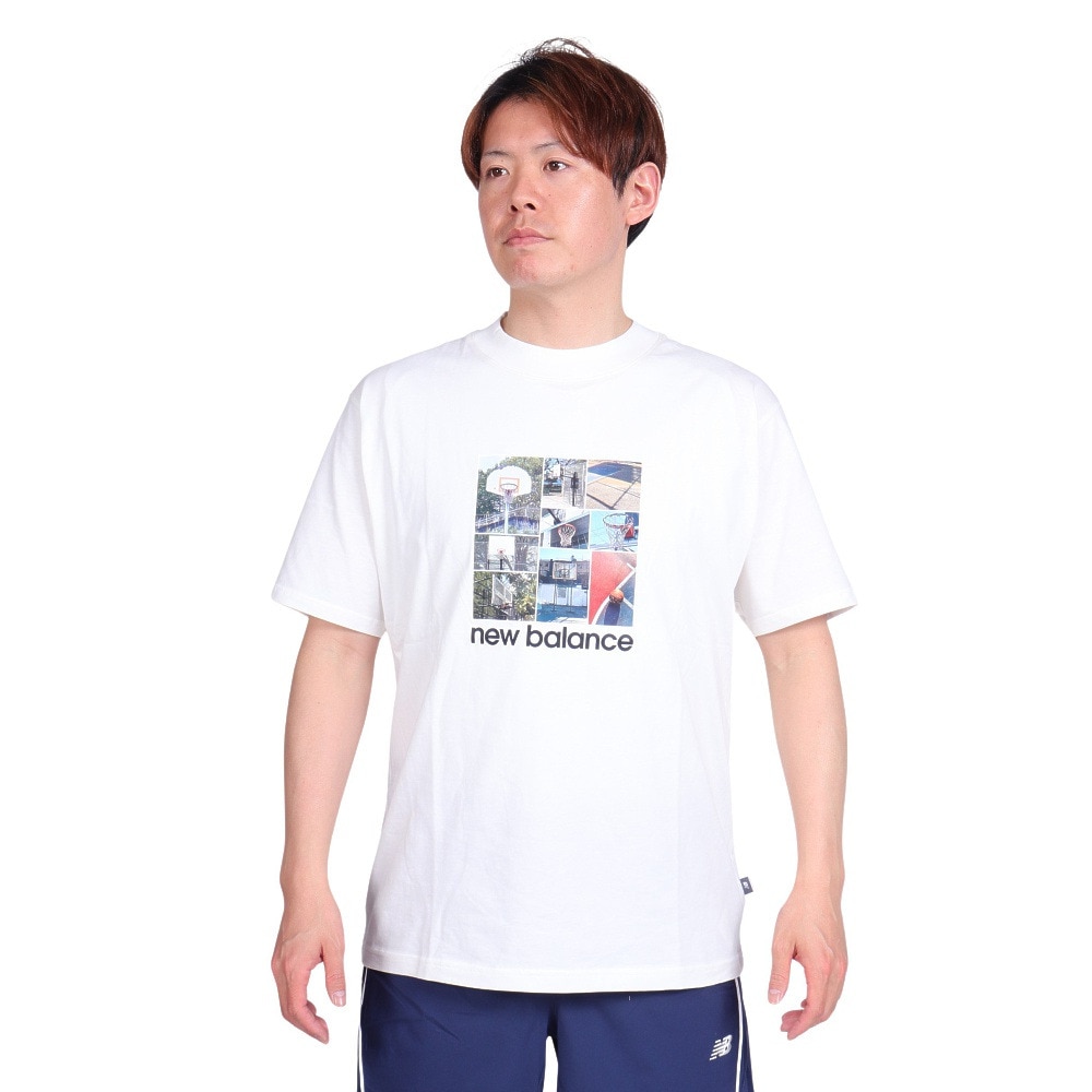 ニューバランス（new balance）（メンズ）Hoops Graphic ショートスリーブTシャツ MT41598SST