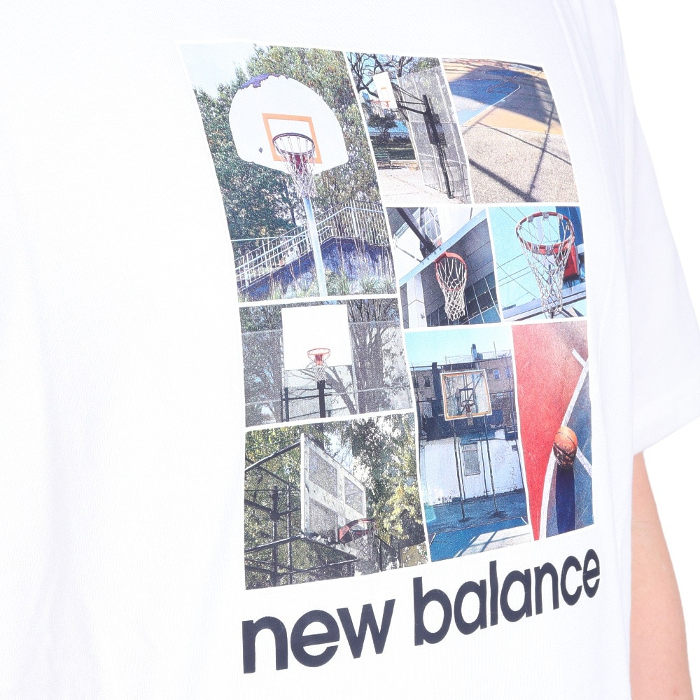 ニューバランス（new balance）（メンズ）Hoops Graphic ショートスリーブTシャツ MT41598SST