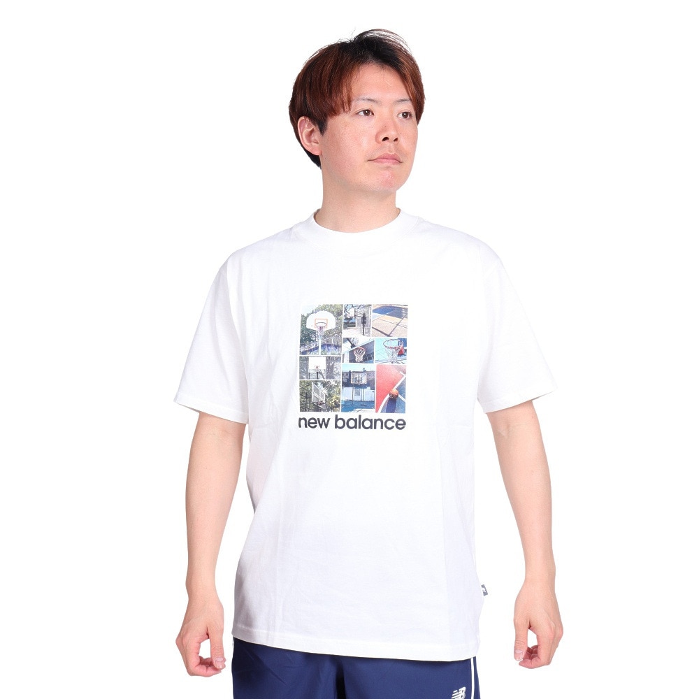 ニューバランス（new balance）（メンズ）Hoops Graphic ショートスリーブTシャツ MT41598SST