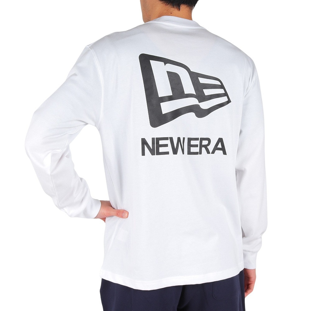 ニューエラ（NEW ERA）（メンズ）LSCT FLAG&WORDMARK 長袖Tシャツ 13755423
