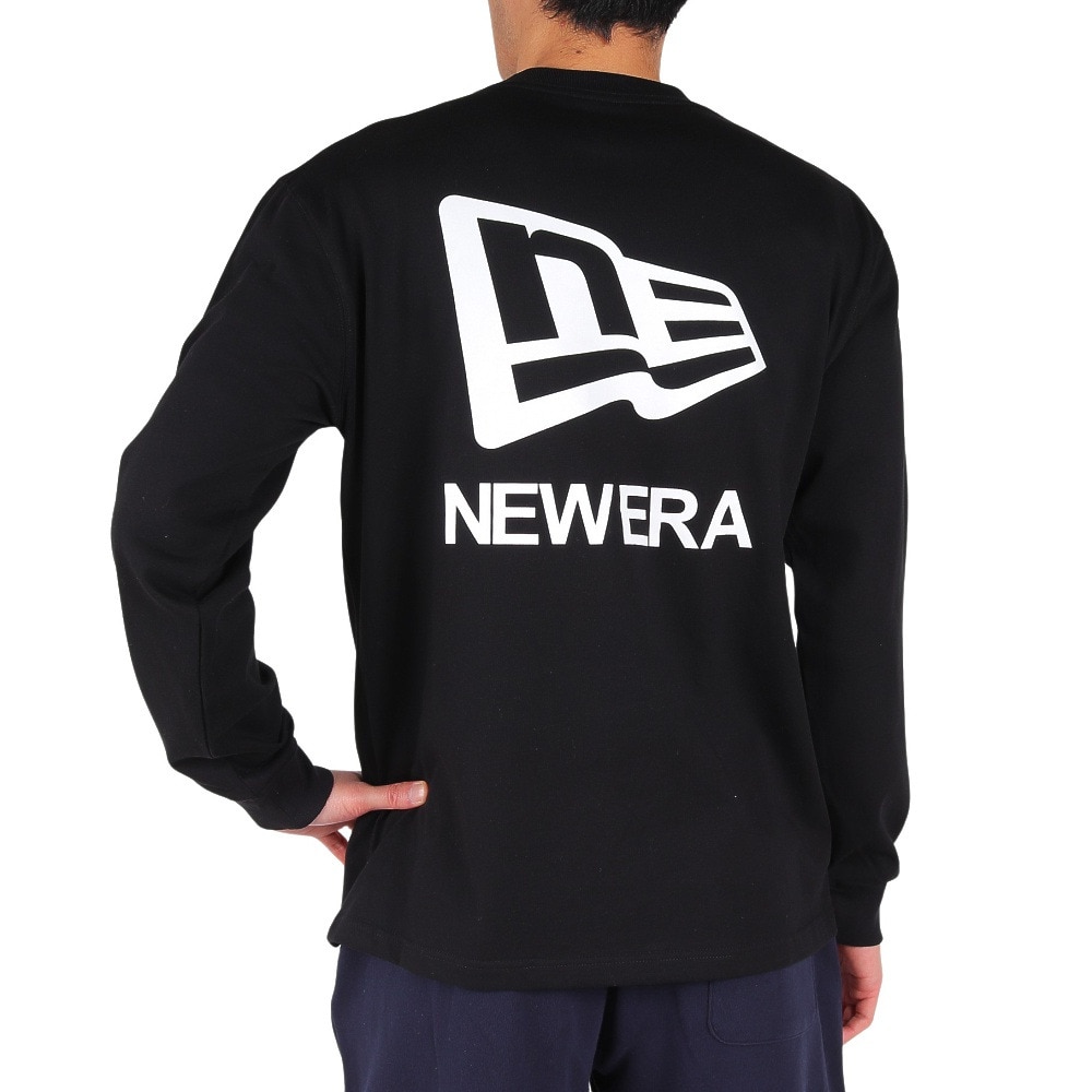 ニューエラ（NEW ERA）（メンズ）LSCT FLAG&WORDMARK 長袖Tシャツ 13755424