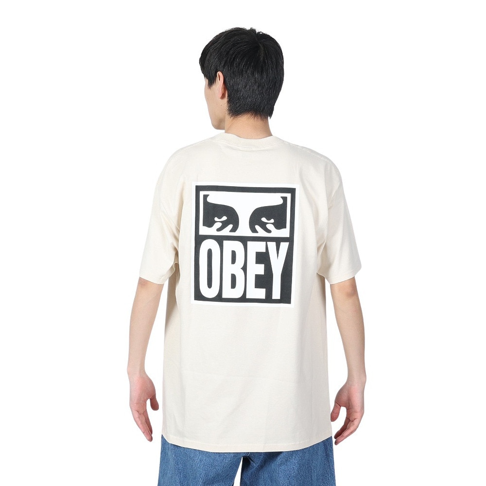 オベイ（OBEY）（メンズ）EYES ICON 2 半袖Tシャツ 165262142CRMO24P