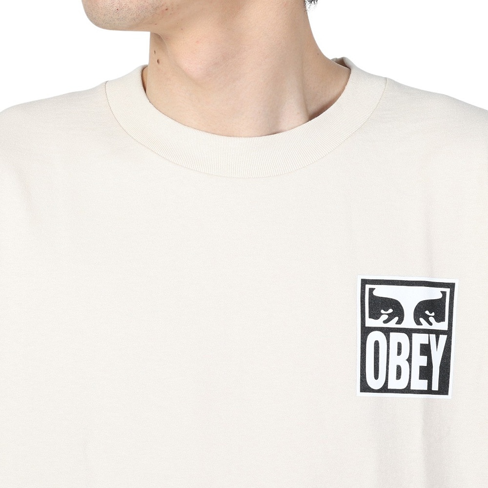 オベイ（OBEY）（メンズ）EYES ICON 2 半袖Tシャツ 165262142CRMO24P