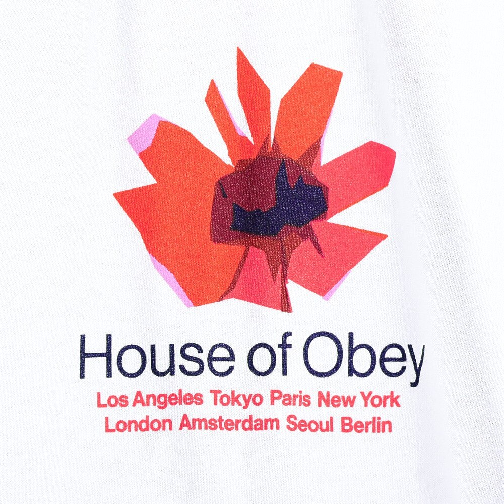 オベイ（OBEY）（メンズ）HOUSE OF OBEY FLORAL Tシャツ 165263709WHTO24P