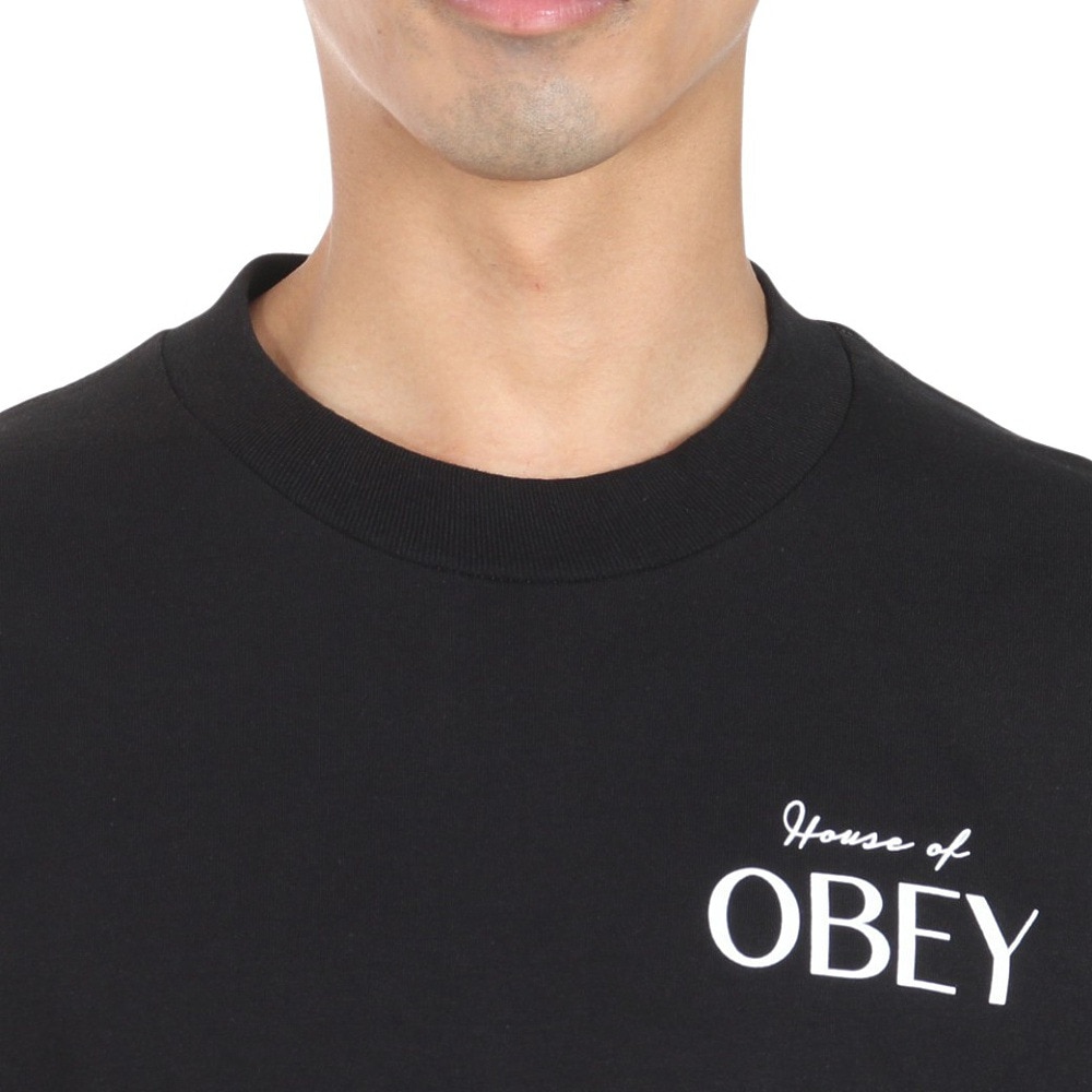 オベイ（OBEY）（メンズ）HOUSE OF OBEY CLASSIC Tシャツ 165263753BLKO24U
