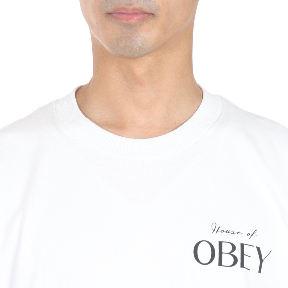 オベイ（OBEY）（メンズ）HOUSE OF OBEY CLASSIC Tシャツ 165263753WHTO24U