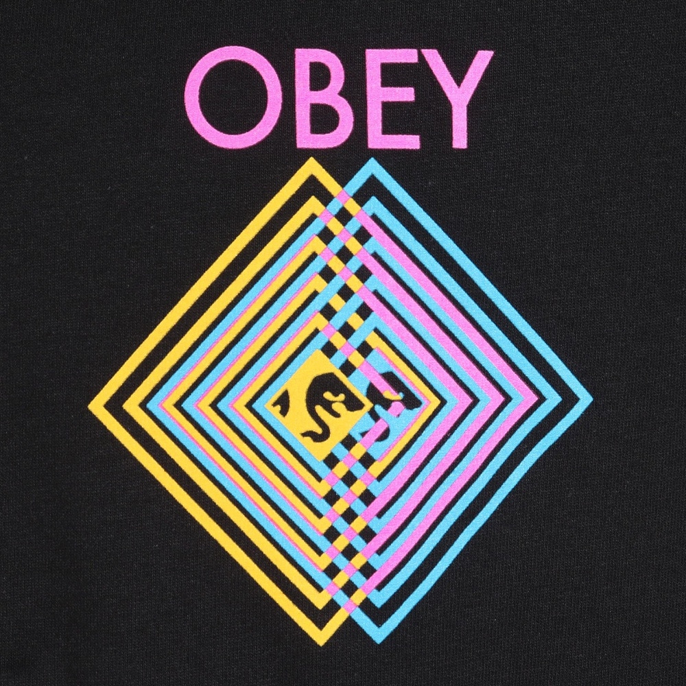 オベイ（OBEY）（メンズ）DOUBLE VISION CLASSIC Tシャツ 165263797BLKO24U