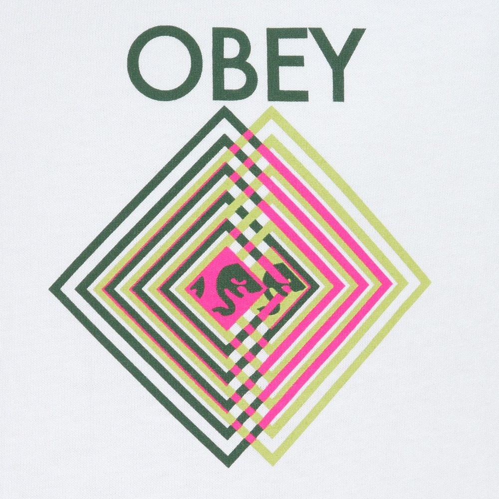 オベイ（OBEY）（メンズ）DOUBLE VISION CLASSIC Tシャツ 165263797WHTO24U