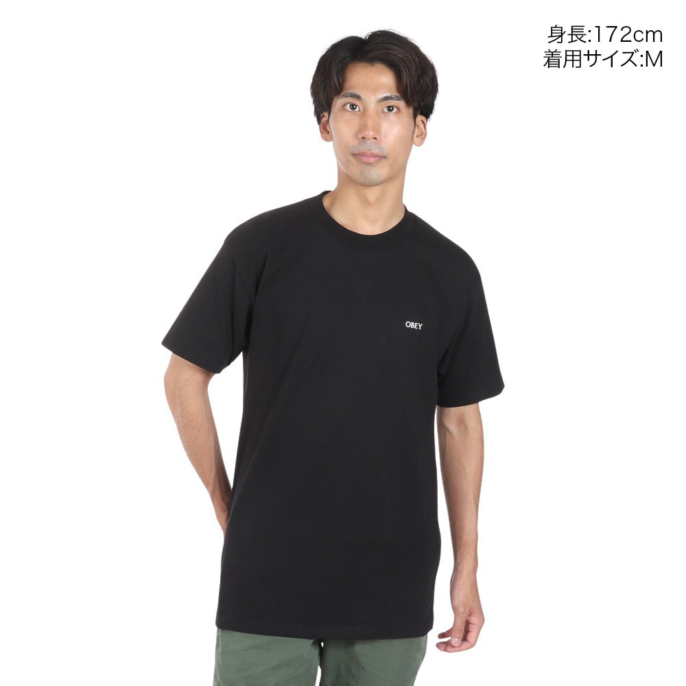 オベイ（OBEY）（メンズ）ICARUS DECO CLASSIC Tシャツ 165263800BLKO24U