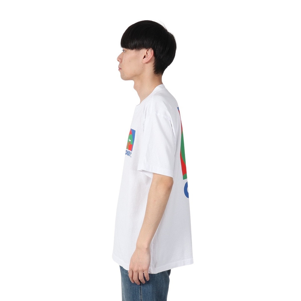 オベイ（OBEY）（メンズ）CIRCULAR ICON 半袖Tシャツ 166913702WHTO24P