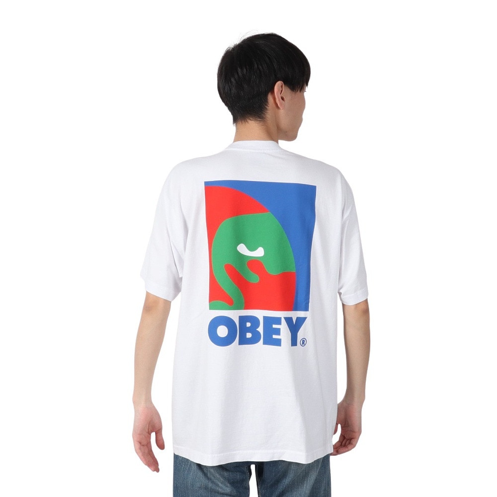 オベイ（OBEY）（メンズ）CIRCULAR ICON 半袖Tシャツ 166913702WHTO24P