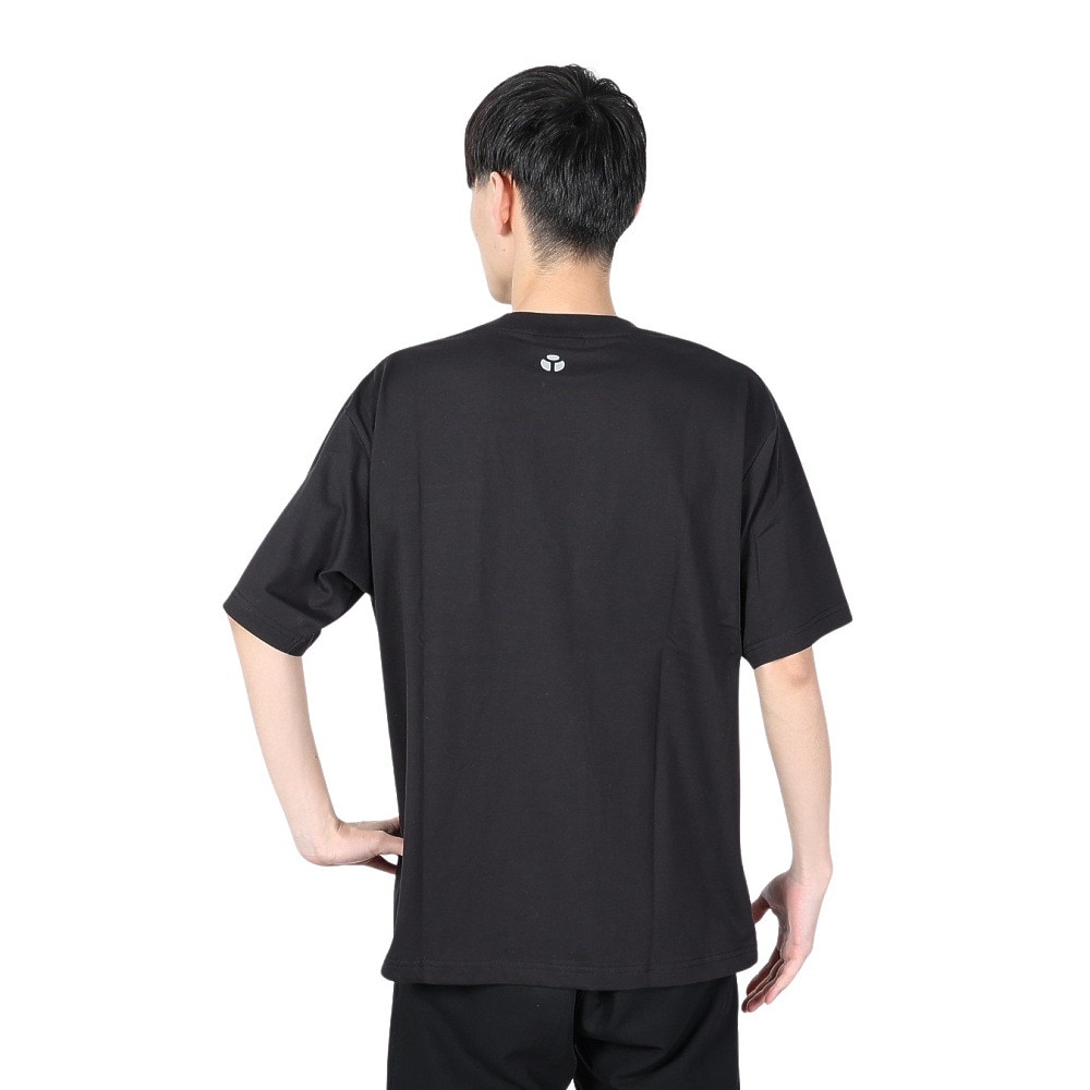 ヤックパック（YAK PAK）（メンズ、レディース）無地 ポケット付き 半袖Tシャツ 4510001-01 BLK