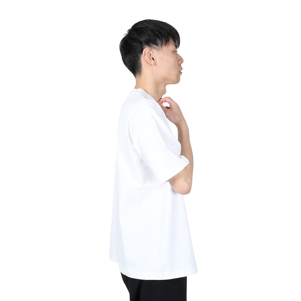 ヤックパック（YAK PAK）（メンズ、レディース）無地 ポケット付き 半袖Tシャツ 4510001-07 WHT