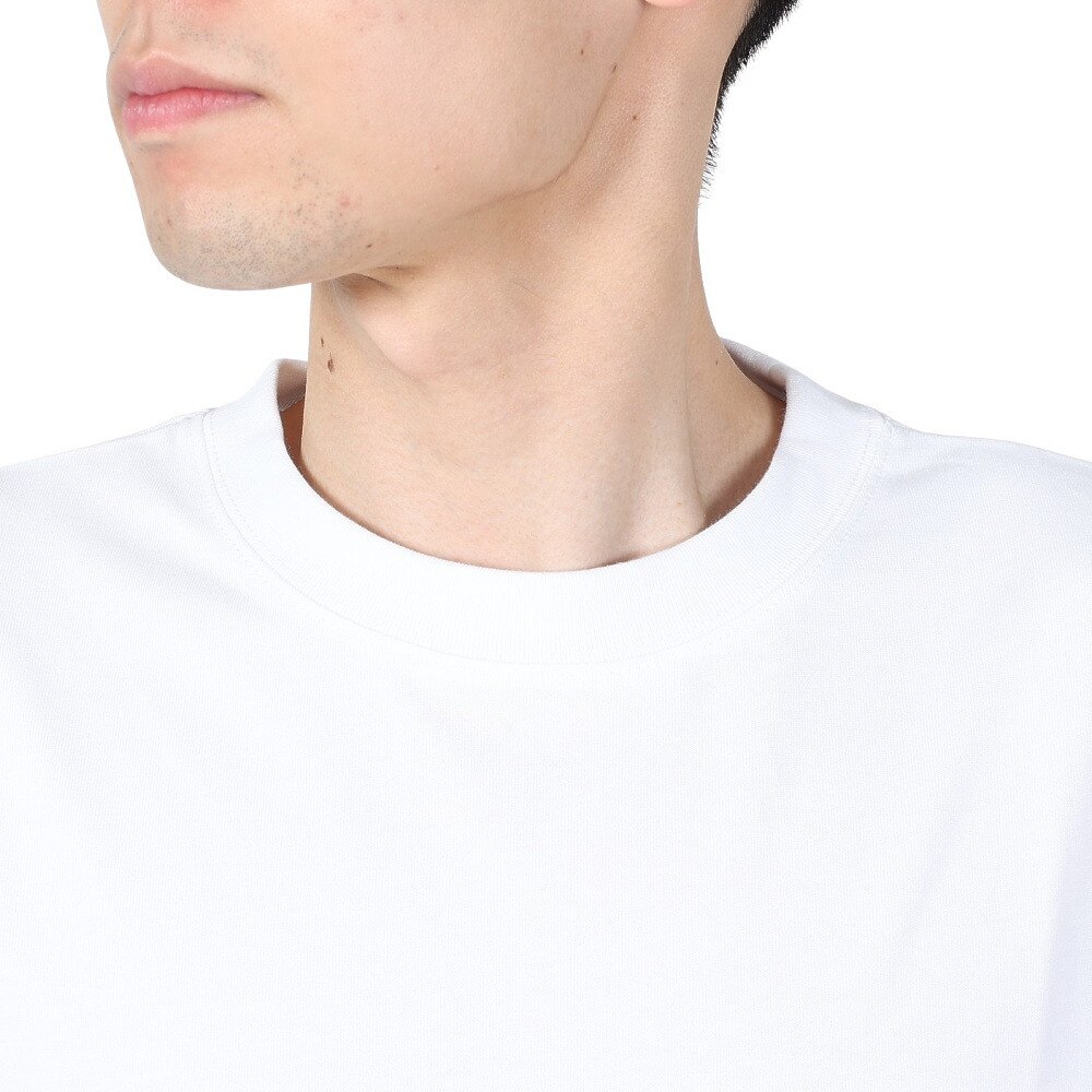 ヤックパック（YAK PAK）（メンズ、レディース）無地 ポケット付き 半袖Tシャツ 4510001-07 WHT