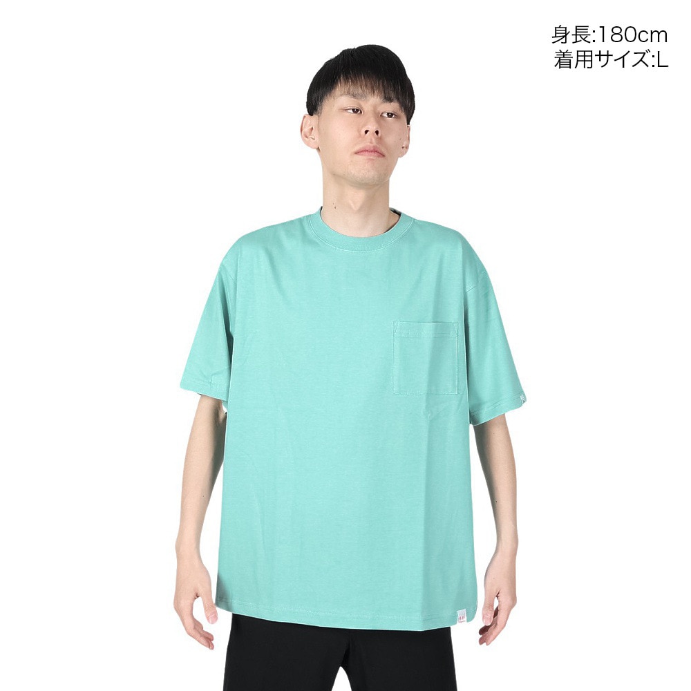 ヤックパック（YAK PAK）（メンズ、レディース）無地 ポケット付き 半袖Tシャツ 4510001-56 IGR
