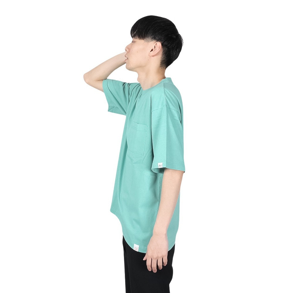 ヤックパック（YAK PAK）（メンズ、レディース）無地 ポケット付き 半袖Tシャツ 4510001-56 IGR