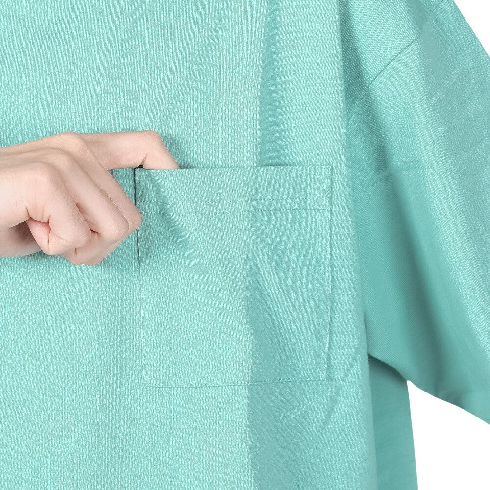 ヤックパック（YAK PAK）（メンズ、レディース）無地 ポケット付き 半袖Tシャツ 4510001-56 IGR