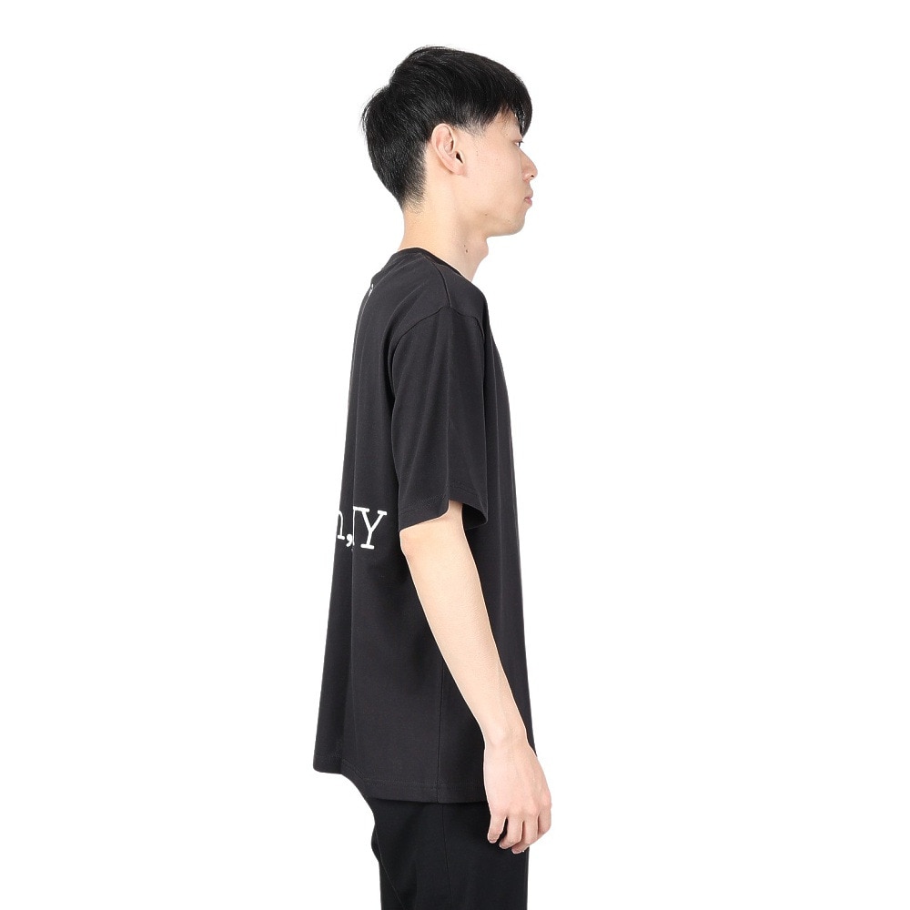 ヤックパック（YAK PAK）（メンズ、レディース）ブルックリン デザイン ポケット付き 半袖Tシャツ 4510002-01 BLK