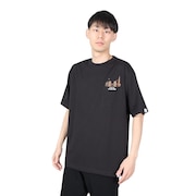 ヤックパック（YAK PAK）（メンズ、レディース）ブルックリン デザイン ポケット付き 半袖Tシャツ 4510002-01 BLK