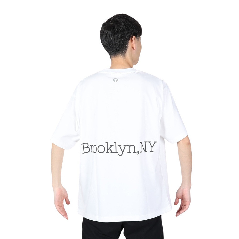ヤックパック（YAK PAK）（メンズ、レディース）ブルックリン デザイン ポケット付き 半袖Tシャツ 4510002-07 WHT