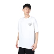 ヤックパック（YAK PAK）（メンズ、レディース）ブルックリン デザイン ポケット付き 半袖Tシャツ 4510002-07 WHT