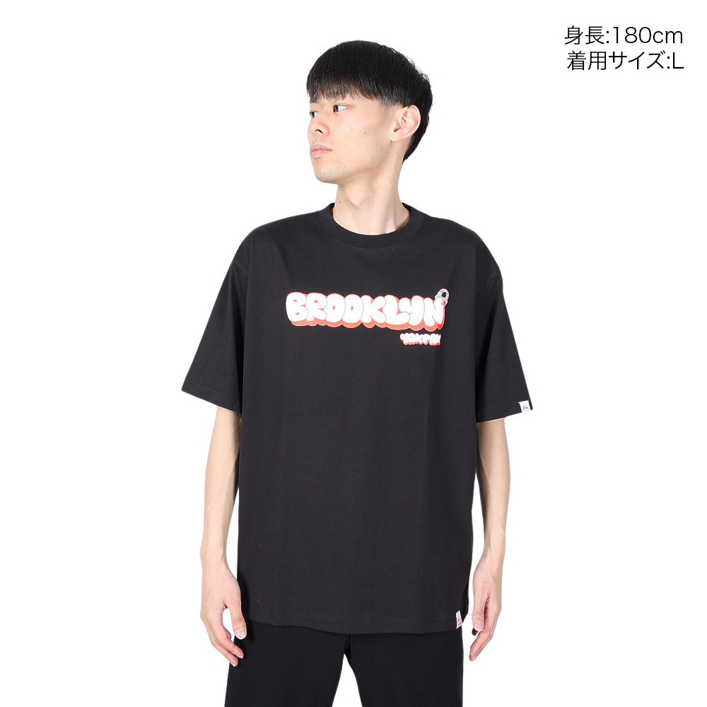 ヤックパック（YAK PAK）（メンズ、レディース）グラフィティ 半袖Tシャツ 4510003-01 BLK