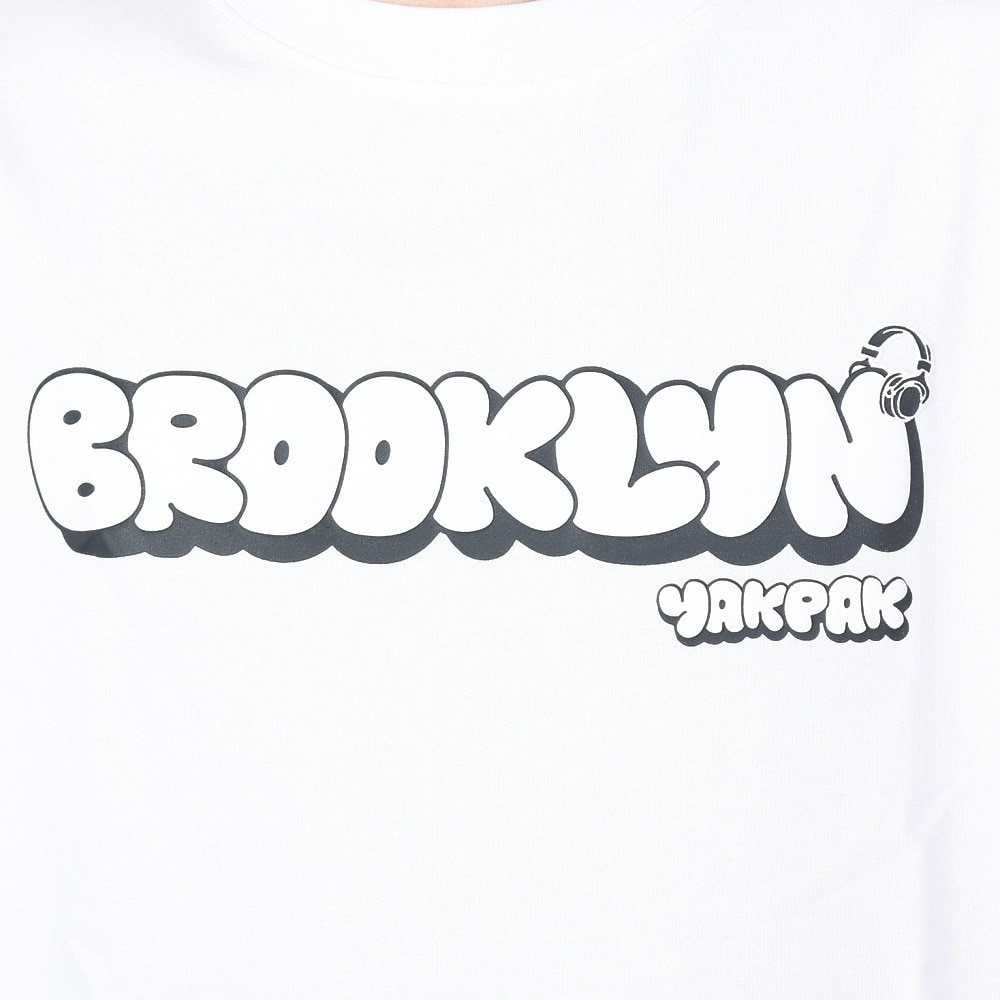 ヤックパック（YAK PAK）（メンズ、レディース）グラフィティ 半袖Tシャツ 4510003-07 WHT