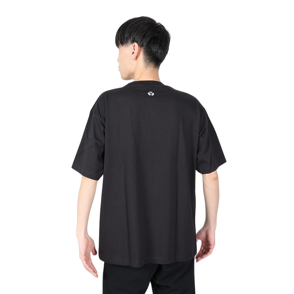 ヤックパック（YAK PAK）（メンズ、レディース）ブルックリン ワッペン 半袖Tシャツ 4510004-01 BLK
