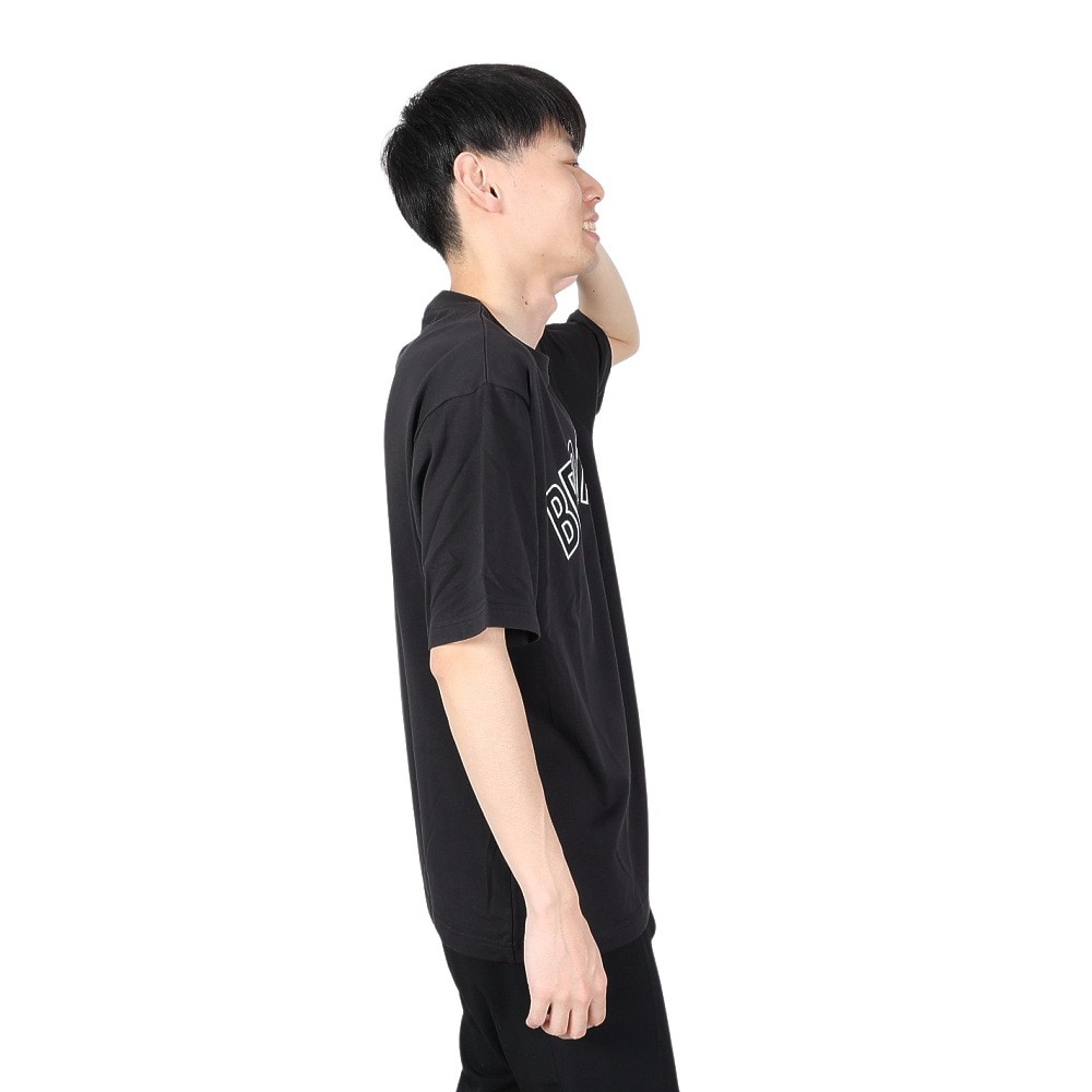 ヤックパック（YAK PAK）（メンズ、レディース）ブルックリン ワッペン 半袖Tシャツ 4510004-01 BLK