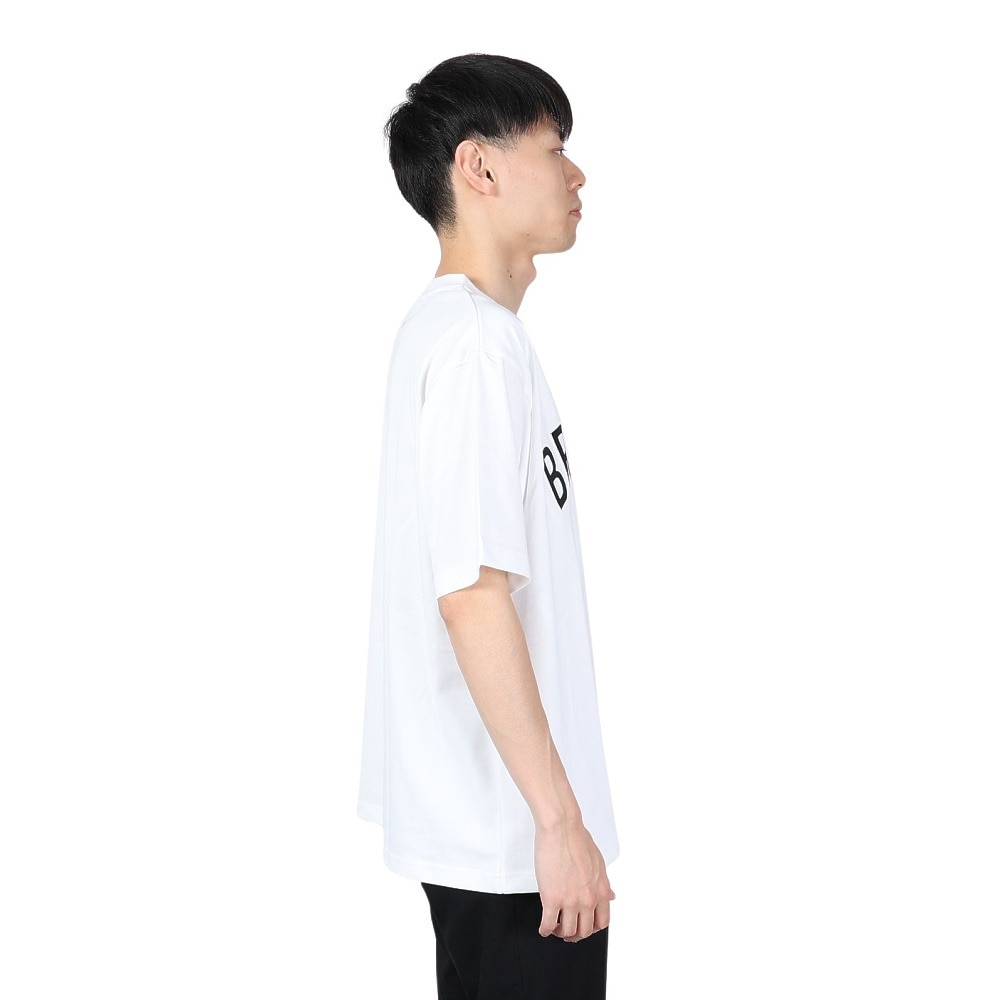 ヤックパック（YAK PAK）（メンズ、レディース）ブルックリン ワッペン 半袖Tシャツ 4510004-07 WHT