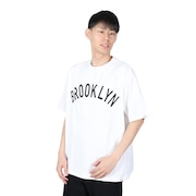 ヤックパック（YAK PAK）（メンズ、レディース）ブルックリン ワッペン 半袖Tシャツ 4510004-07 WHT