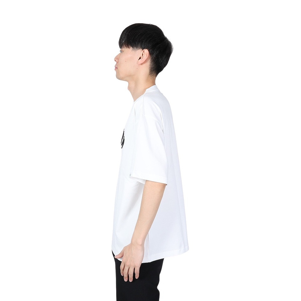 ヤックパック（YAK PAK）（メンズ、レディース）厚盛刺繍 半袖Tシャツ 4510005-07 WHT