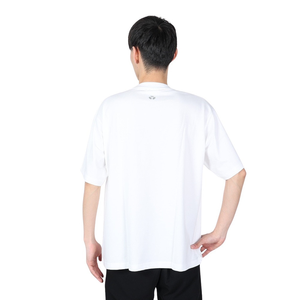 ヤックパック（YAK PAK）（メンズ、レディース）厚盛刺繍 半袖Tシャツ 4510005-07 WHT