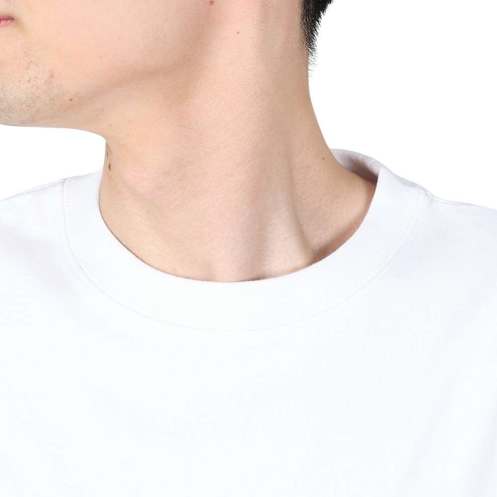 ヤックパック（YAK PAK）（メンズ、レディース）フラワーロゴ 半袖Tシャツ 4510006-07 WHT