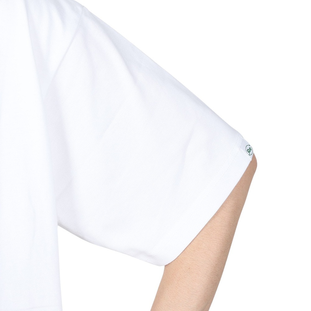 ヤックパック（YAK PAK）（メンズ、レディース）フラワーロゴ 半袖Tシャツ 4510006-07 WHT