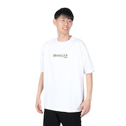 ヤックパック（YAK PAK）（メンズ、レディース）フラワーロゴ 半袖Tシャツ 4510006-07 WHT