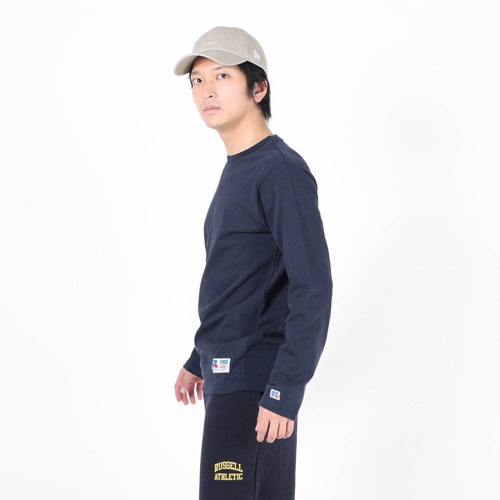 ラッセル（RUSSELL）（メンズ）ProCotton 長袖クルーネックTシャツ RBM24ES0004 NVY