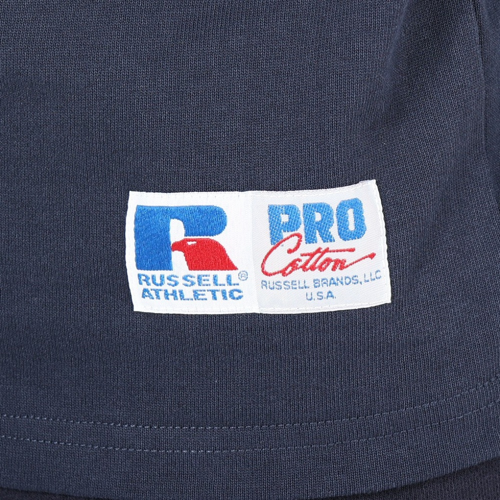 ラッセル（RUSSELL）（メンズ）ProCotton 長袖クルーネックTシャツ RBM24ES0004 NVY