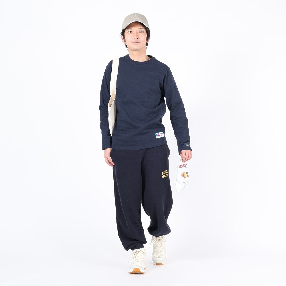 ラッセル（RUSSELL）（メンズ）ProCotton 長袖クルーネックTシャツ RBM24ES0004 NVY