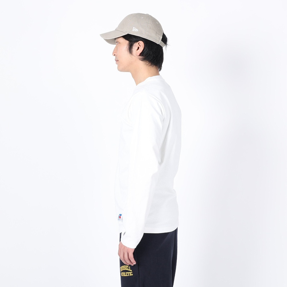 ラッセル（RUSSELL）（メンズ）ProCotton 長袖クルーネックTシャツ RBM24ES0004 WHT