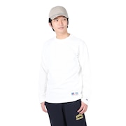 ラッセル（RUSSELL）（メンズ）ProCotton 長袖クルーネックTシャツ RBM24ES0004 WHT