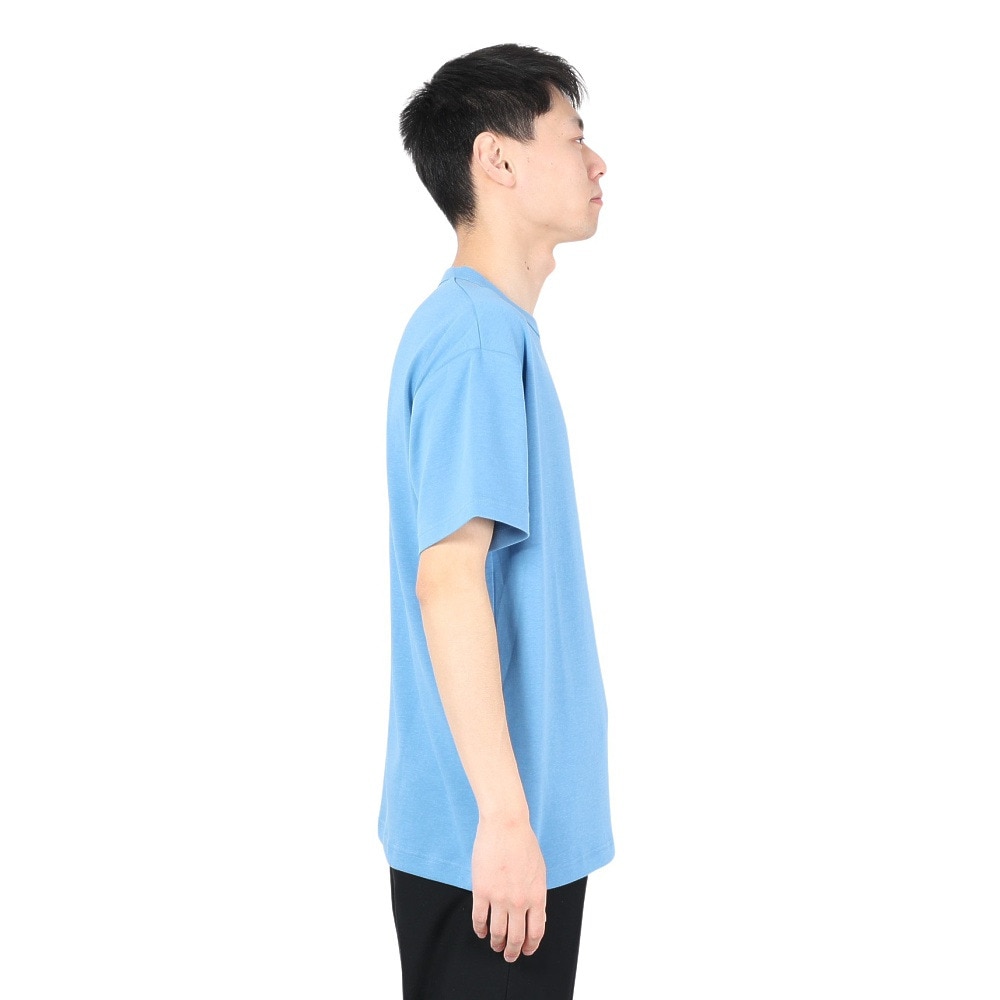 ラッセル（RUSSELL）（メンズ）プレーティング 半袖ワイドTシャツ RBM24S0001 BLU