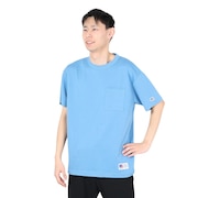 ラッセル（RUSSELL）（メンズ）プレーティング 半袖ワイドTシャツ RBM24S0001 BLU