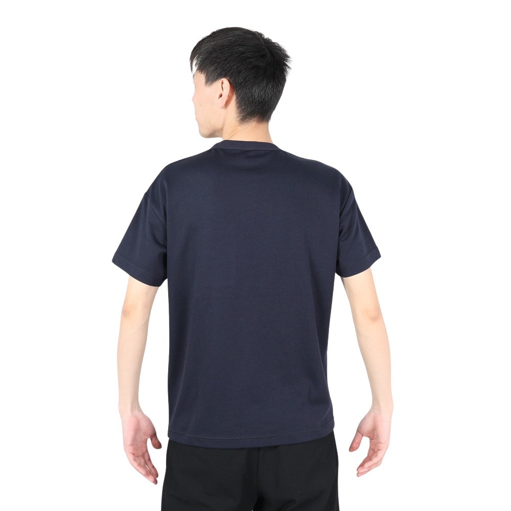 ラッセル（RUSSELL）（メンズ）プレーティング 半袖ワイドTシャツ RBM24S0001 NVY