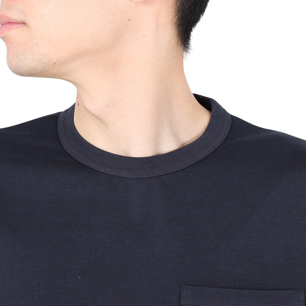 ラッセル（RUSSELL）（メンズ）プレーティング 半袖ワイドTシャツ RBM24S0001 NVY