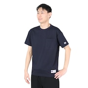ラッセル（RUSSELL）（メンズ）プレーティング 半袖ワイドTシャツ RBM24S0001 NVY